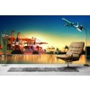 Industrial Sunset Wallpaper Wall Mural