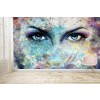 Woman's Eyes Wallpaper Wall Mural