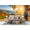 Autumn Hillside Wallpaper Wall Mural