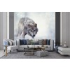 Stalking Wolf Wallpaper Wall Mural