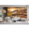 Railway Sunset Steam Train Wallpaper Wall Mural