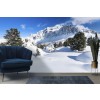 Winter Mountains White Snow Wallpaper Wall Mural