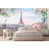 Summer Paris Eiffel Tower Wallpaper Wall Mural