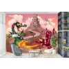 Dragon Fight At Knights Castle Wallpaper Wall Mural