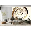 Spiral Clock Abstract Art Wallpaper Wall Mural