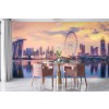 Singapore Skyline Panoramic Wallpaper Wall Mural