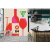 Bordeaux 64 Wall Mural by Bo Lundberg