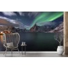 Lofoten Aurora Borealis Wall Mural by Andreas Stridsberg