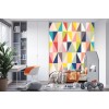 Abstract Geo Diamonds Wall Mural by Blue Banana