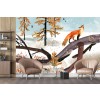 Fox Wall Mural by Anna and Varvara Kendel