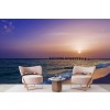 Gasparilla Island Sunset Wall Mural by Melanie Viola