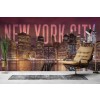 New York Skyline Wall Mural by Melanie Viola