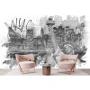 Manhattan Collage Wall Mural by Melanie Viola