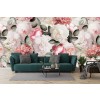 Pink Peonies Wall Mural by Uta Naumann