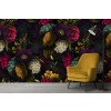 Night Floral Wall Mural by Uta Naumann