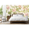 Light Pink Flowers Wall Mural by Uta Naumann