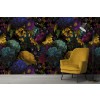 Colourful Night Flowers Wall Mural by Uta Naumann