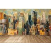 New York New York Wall Mural by Marilyn Hageman