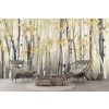 Golden Birch I Wall Mural by Marilyn Hageman