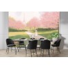 Black & Grey Illustrated Jungle Animal Pattern Wallpaper - Hovia