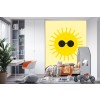 Sunny Wall Mural by Ann Kelle