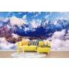 Cloudy Mountain Wall Mural by Tenyo Marchev