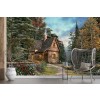 Woodland Cottage Wall Mural by Dominic Davison
