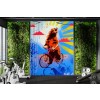 Bear Back Rider Wall Mural by 2 AbcArtAttack013