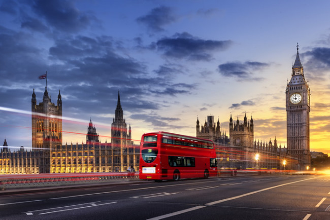 London wall mural